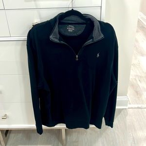 Beautiful long sleeve quarter zip polo shirt gently worn